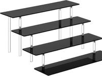 Funko POP 4 Tier Perfume Organizer Stand with Acrylic Risers, Display Stands for Perfume Shelf, Dessert Display & Figure Stan...