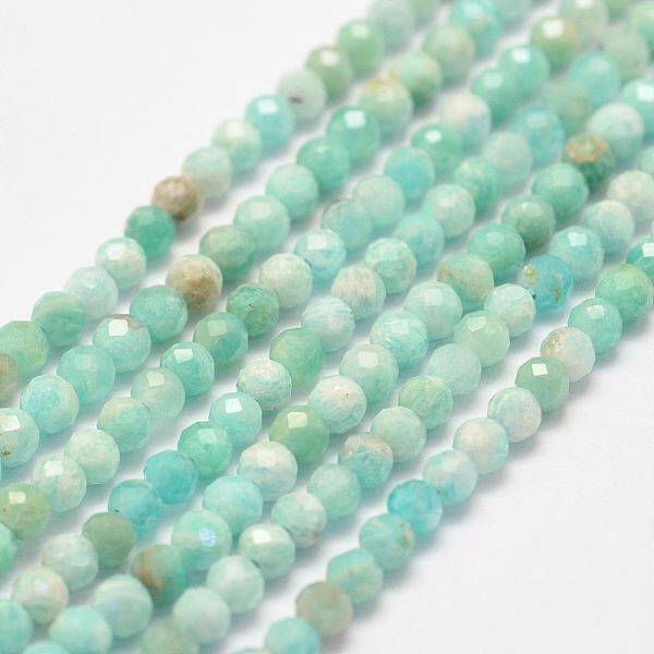 Natural Amazonite Bead Strands