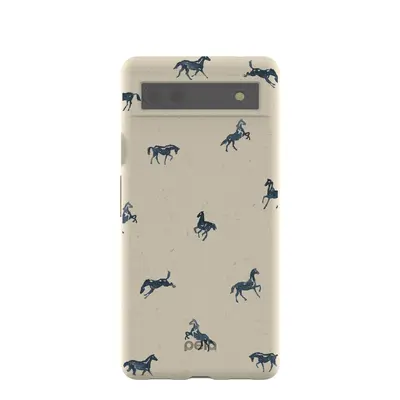 London Fog Mini Horses Google Pixel 6a Case