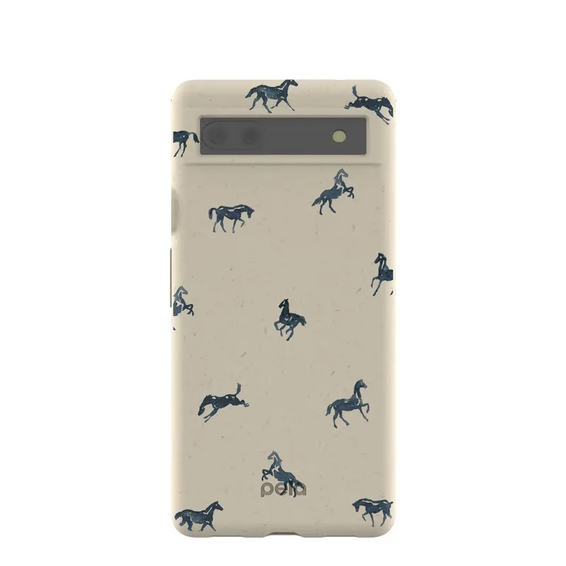 London Fog Mini Horses Google Pixel 6a Case