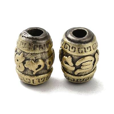 Tibetan Style Rack Plating Brass Beads