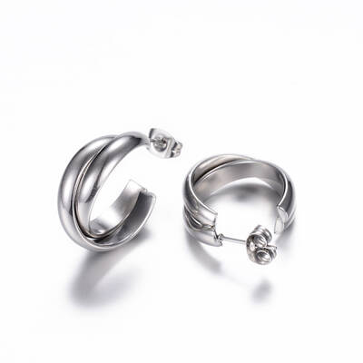 Tarnish Resistant 304 Stainless Steel Stud Earrings
