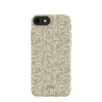 London Fog Say Meow iPhone 6/6s/7/8/SE Case