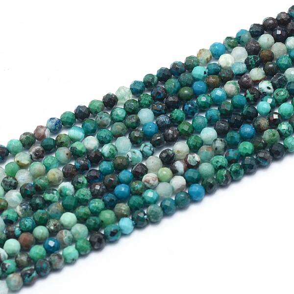 Natural Chrysocolla Beads Strands