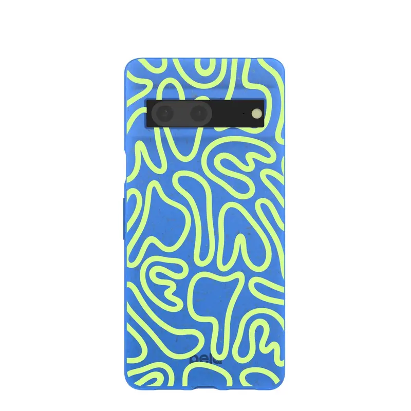 Electric Blue Dizzy Dreams Google Pixel 7 Case