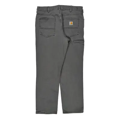 Relaxed Fit Carhartt Trousers - 34W 29L Grey Cotton Blend