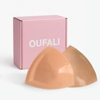 OUFALI Large Size Lift Inserts Double-Sided Sticky Lightly Padded Adhesive Lifting Bra Washable Reusable for D+ Cup