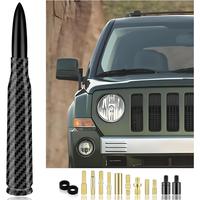 Car Bullet Antenna with 13 Car Antenna Replacement Accessories,Truck Antenna Decoration Compatible with Chevrolet Dodge Toyot...