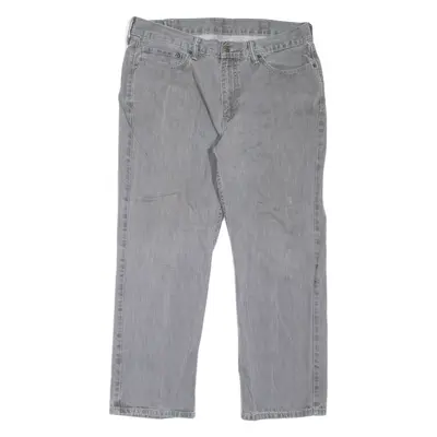 LEVI'S 514 Mens Jeans Grey Slim Straight W38 L30