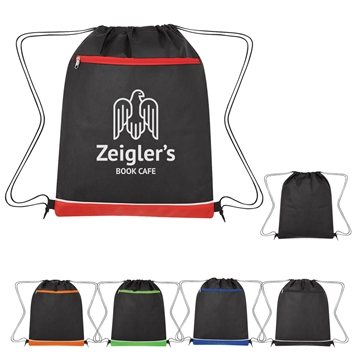 150 Promotional Bandura Non-Woven Drawstring Bag - Water-Resistant
