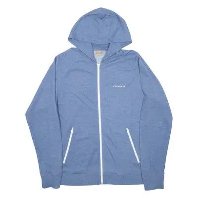 CARHARTT Rugged Outdoor Wear Mens Blue Hoodie Full Zip L