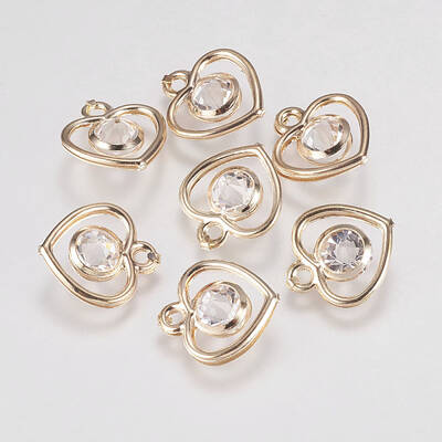 Glass Rhinestone Charms