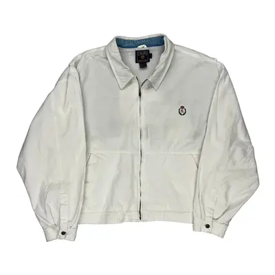 Chaps Ralph Lauren Jacket - Large White Cotton