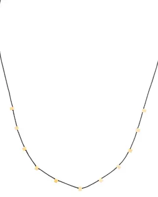 Hilo Necklace | Metal Color: Gold | Color: Amethyst