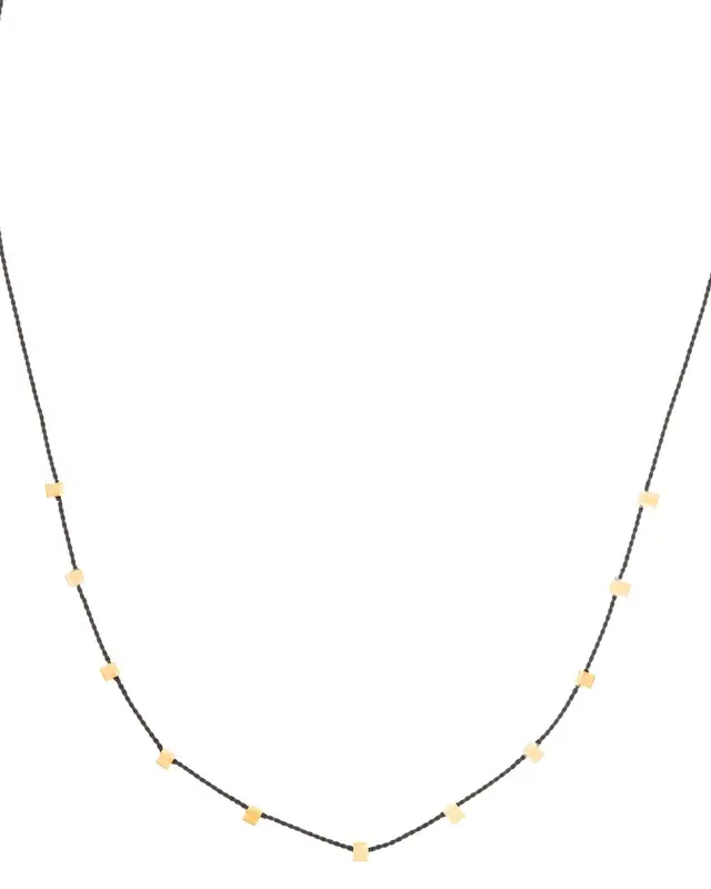 Hilo Necklace | Metal Color: Gold | Color: Amethyst