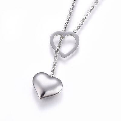 Non-Tarnish 304 Stainless Steel Lariat Necklaces