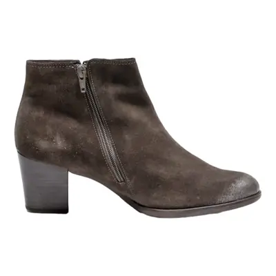 GABOR Ankle Boots Brown Leather Womens UK 7