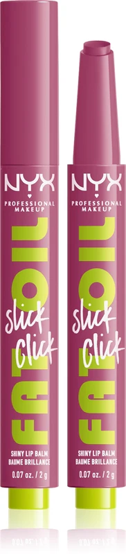 NYX Professional Makeup Fat Oil Slick Click Tinted Lip Balm Color 07 DM Me 2 g