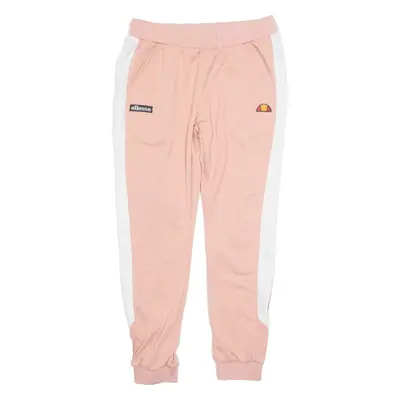 ELLESSE Womens Joggers Pink Tapered UK 14 W32 L30