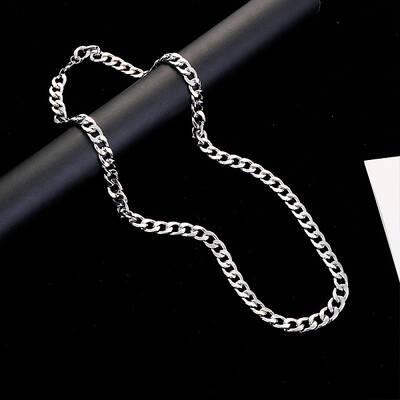 316 Surgical Stainless Steel Cuban Link Chain Necklaces for Men