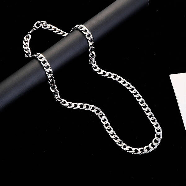 316 Surgical Stainless Steel Cuban Link Chain Necklaces for Men
