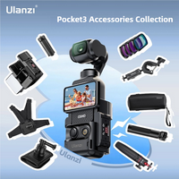 Ulanzi Pocket3 Accessories Collection, Expansion Adapter & Mini Tripod Kit for DJI Osmo Pocket 3 Mount with 1/4\
