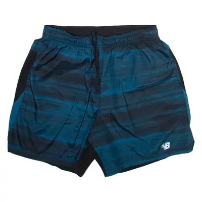 NEW BALANCE Mens Sports Shorts Blue Striped S W28