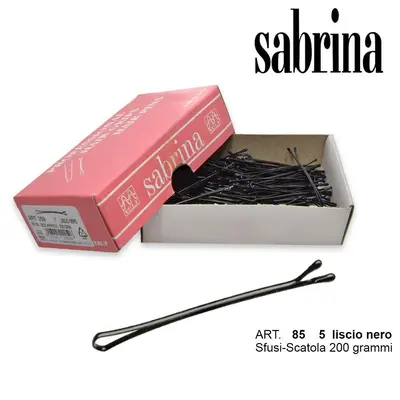 Sabrina clip pall.n.5 smooth black-loose 200 grams