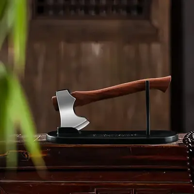 Mini axe, stainless steel unboxing tool, desktop ornament, multifunctional home helper