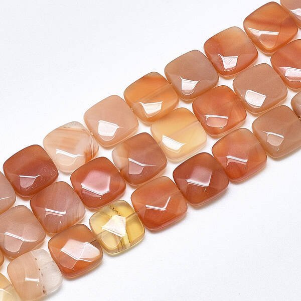 Natural Red Agate Beads Strands