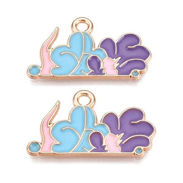 Alloy Enamel Pendants