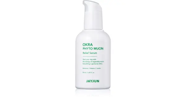 Jayjun Okra Phyto Mucin Gentle Facial Serum To Soothe And Strengthen Sensitive Skin 50ml