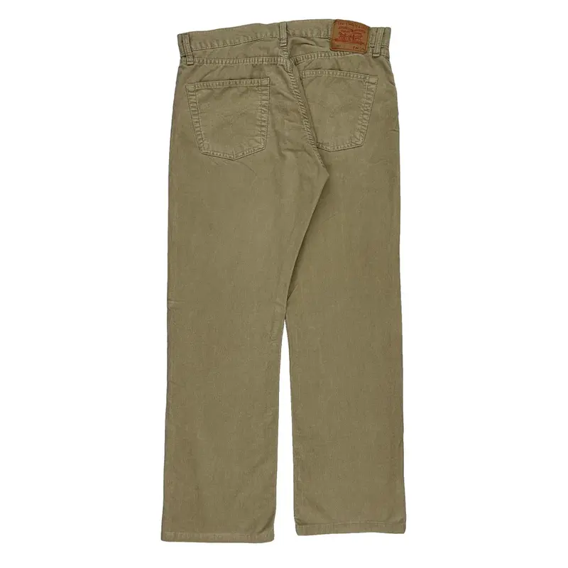 Levis Cord Trousers - 35? Waist Beige Cotton | Size: 35″ waist