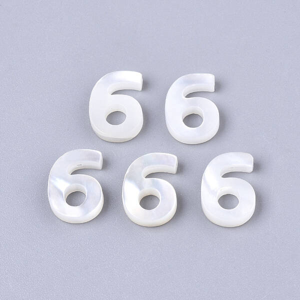 Natural White Shell Mother of Pearl Shell Charms