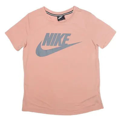 NIKE Womens T-Shirt Pink S