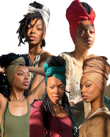 LoveLight&Locs Headwraps (5ft Long) Luxe Headwraps by for Natural Hair Locs Dreads Afros Braids Twists Protective Styles Unis...