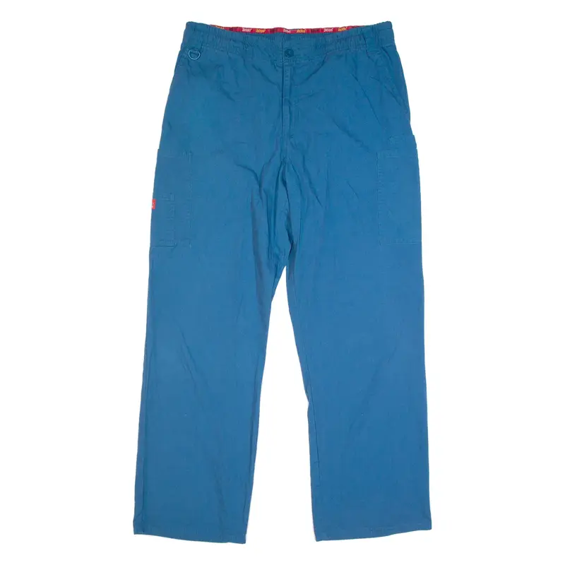 DICKIES Mens Trousers Blue Regular Straight 90s W35 L30