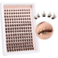 Mixed Length Individual False Eyelashes, 140pcs/box Natural Look Eyelash Extensions, Self Grafting Curl Eyelashes, Eye Makeup...