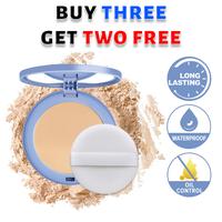 Concealing Pressed Powder,  Makeup Setting, Waterproof and Oil-Controlling, High Gloss Flawless Lightweight, Lighten the Skin...