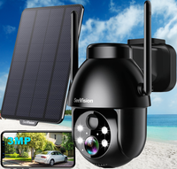 Seevision Solar WiFi Wireless Camera | 7-Day Free Cloud Storage & SD Slot- Installation Safety IP65 Water Proof, Micro Audio ...