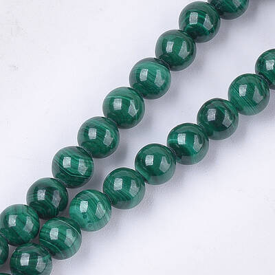 Natural Malachite Beads Strands