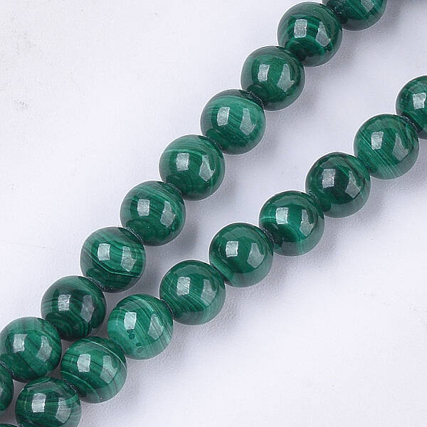 Natural Malachite Beads Strands