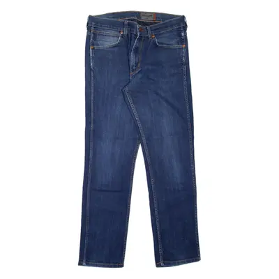 WRANGLER Greensboro Mens Jeans Blue Slim Straight Stone Wash W31 L29