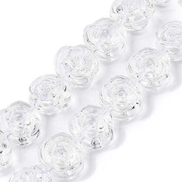 Transparent Glass Beads Strands