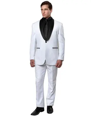 White Prom Suit - White Prom Tuxedo  - White Suit