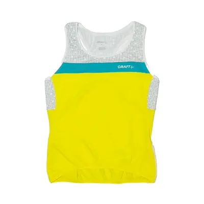 CRAFT Cycling Womens Jersey Yellow Sleeveless M