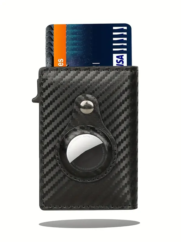 Men's Business Bifold Wallet with Card Slots As Gift, Simple Style Plain Color Card Holder for Men, Casual Wallet for Work & ...