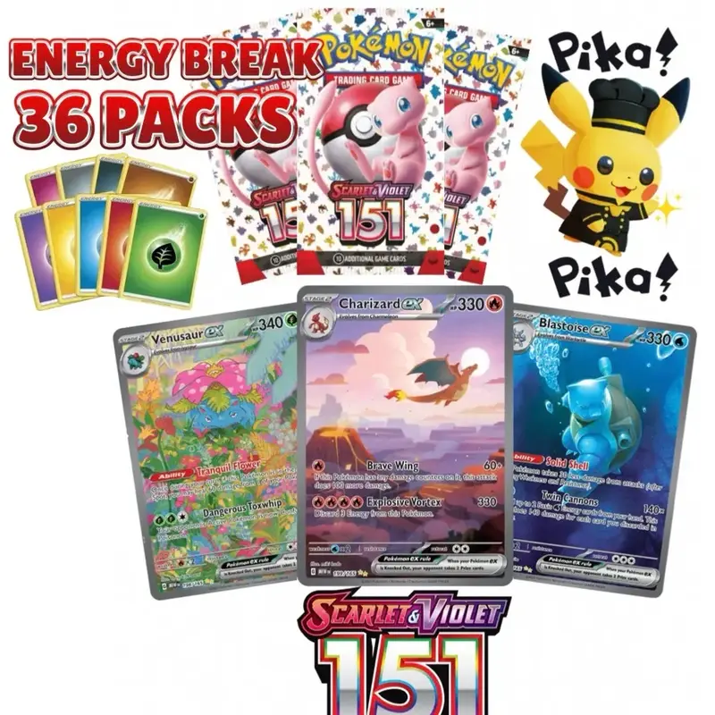 Pokémon Scarlet & Violet 151 Energy Break (1) - 36 Packs
