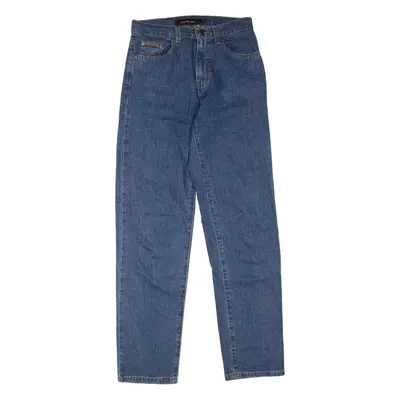 CALVIN KLEIN JEANS Womens Jeans Blue Regular Straight W26 L33