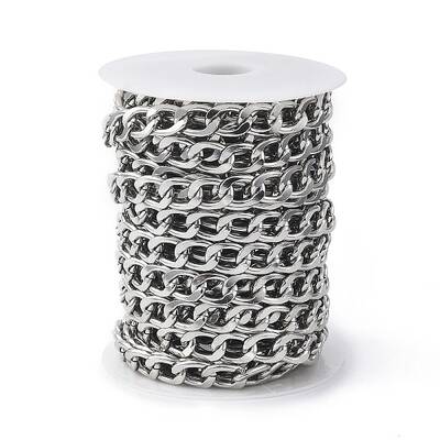 Oval Oxidation Aluminum Curb Chains